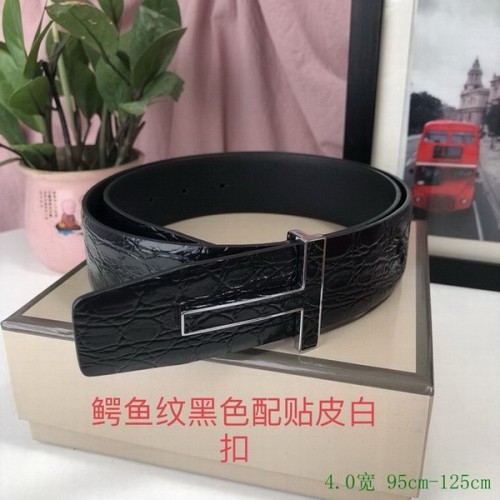 Super Perfect Quality Tom Ford Belts(100% Genuine Leather,Reversible Steel Buckle)-053