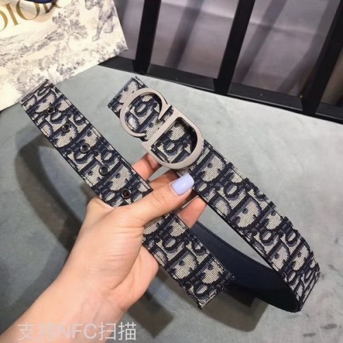 Super Perfect Quality Dior Belts(100% Genuine Leather,steel Buckle)-999