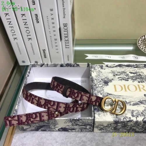 Super Perfect Quality Dior Belts(100% Genuine Leather,steel Buckle)-686