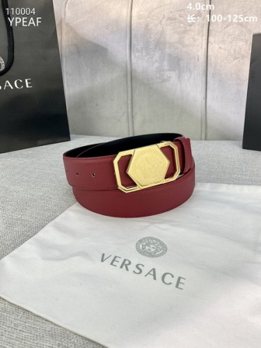 Super Perfect Quality Versace Belts(100% Genuine Leather,Steel Buckle)-928