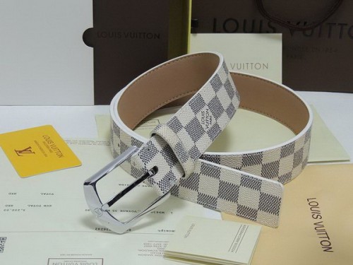 Super Perfect Quality LV Belts(100% Genuine Leather Steel Buckle)-4188