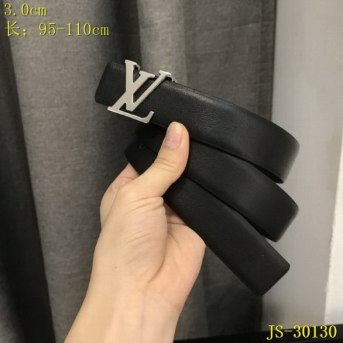 Super Perfect Quality LV Belts(100% Genuine Leather Steel Buckle)-3208