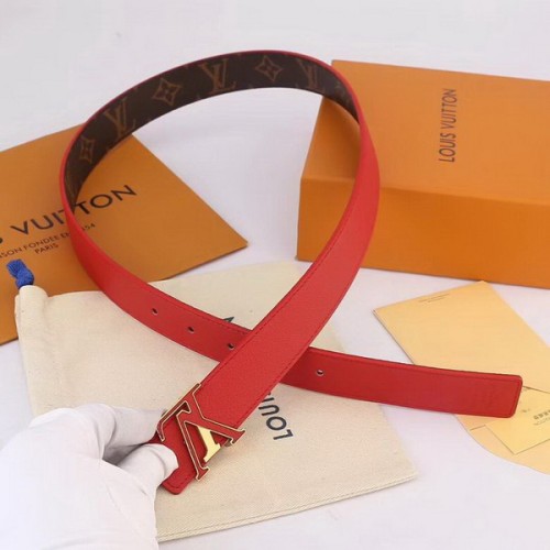 Super Perfect Quality LV Belts(100% Genuine Leather Steel Buckle)-3493