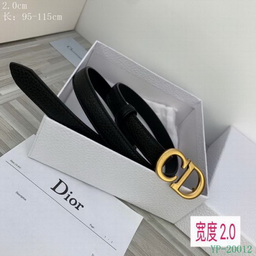 Super Perfect Quality Dior Belts(100% Genuine Leather,steel Buckle)-681