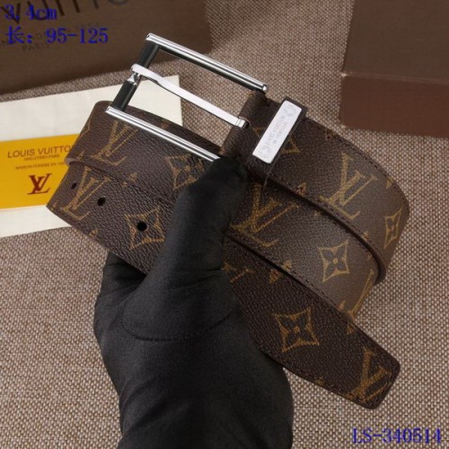 Super Perfect Quality LV Belts(100% Genuine Leather Steel Buckle)-3532
