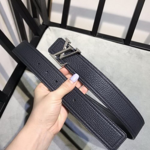 Super Perfect Quality LV Belts(100% Genuine Leather Steel Buckle)-3834