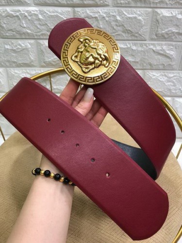 Super Perfect Quality Versace Belts(100% Genuine Leather,Steel Buckle)-888