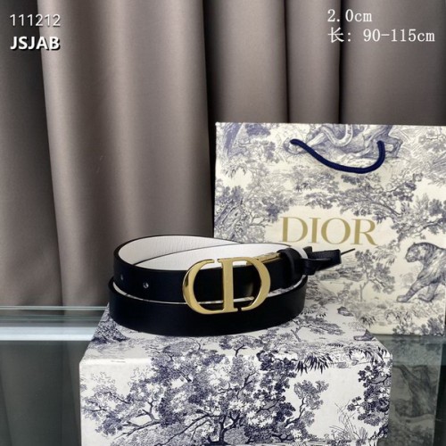 Super Perfect Quality Dior Belts(100% Genuine Leather,steel Buckle)-885