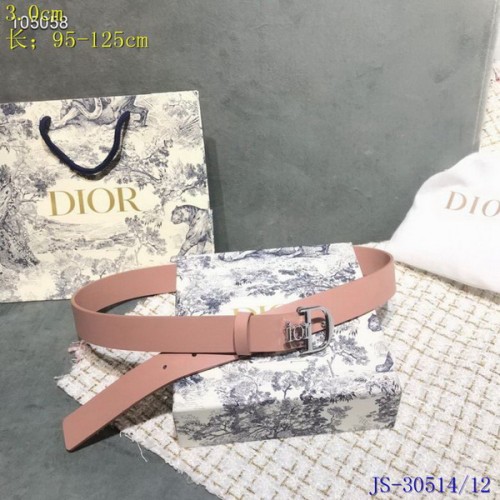 Super Perfect Quality Dior Belts(100% Genuine Leather,steel Buckle)-961