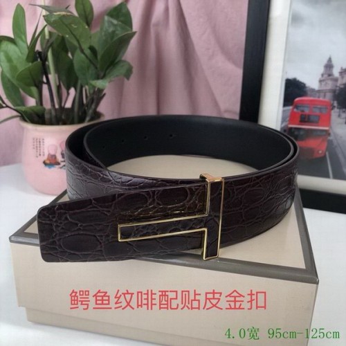 Super Perfect Quality Tom Ford Belts(100% Genuine Leather,Reversible Steel Buckle)-048