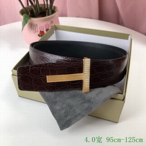 Super Perfect Quality Tom Ford Belts(100% Genuine Leather,Reversible Steel Buckle)-027