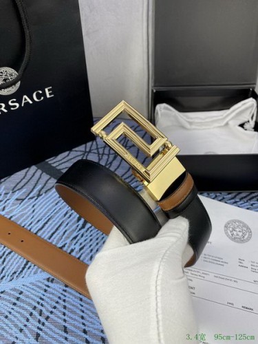 Super Perfect Quality Versace Belts(100% Genuine Leather,Steel Buckle)-1603