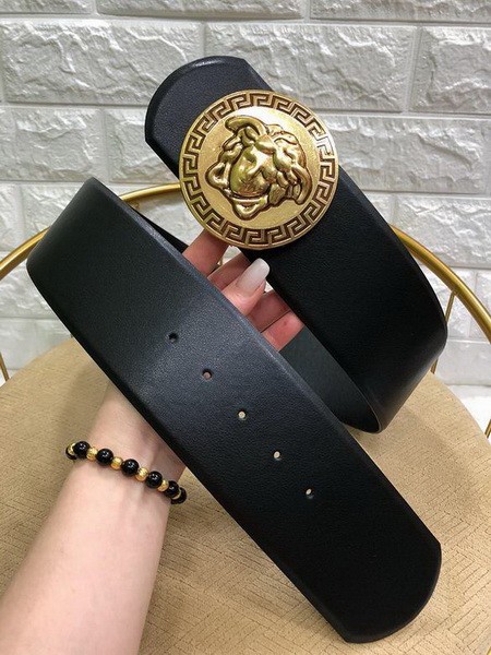 Super Perfect Quality Versace Belts(100% Genuine Leather,Steel Buckle)-889