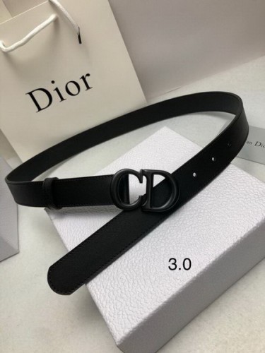 Super Perfect Quality Dior Belts(100% Genuine Leather,steel Buckle)-710