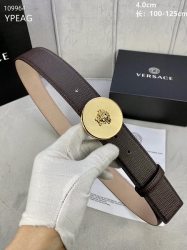Super Perfect Quality Versace Belts(100% Genuine Leather,Steel Buckle)-918