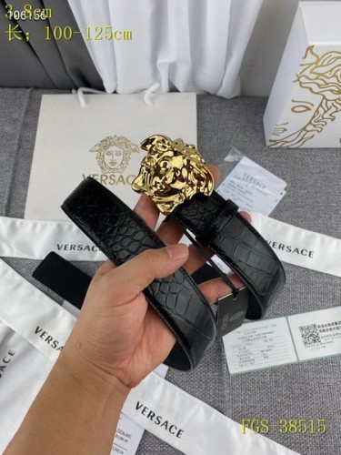 Super Perfect Quality Versace Belts(100% Genuine Leather,Steel Buckle)-1543