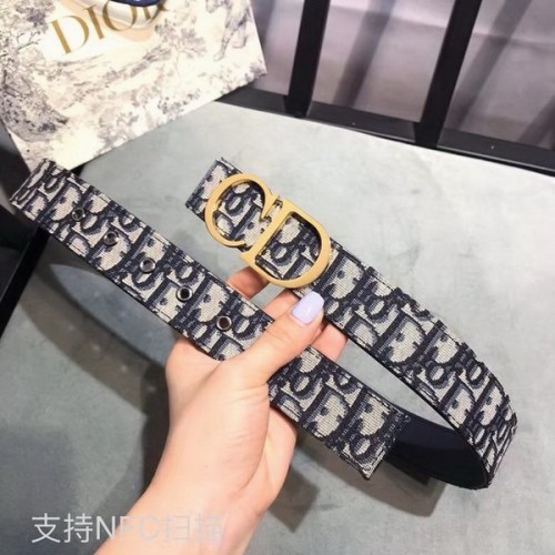 Super Perfect Quality Dior Belts(100% Genuine Leather,steel Buckle)-1000