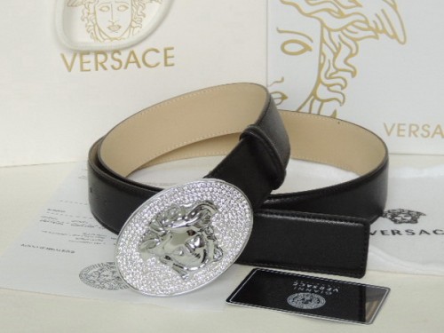 Super Perfect Quality Versace Belts(100% Genuine Leather,Steel Buckle)-849