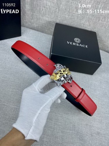 Super Perfect Quality Versace Belts(100% Genuine Leather,Steel Buckle)-1628
