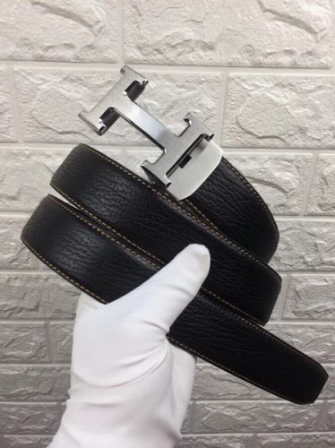Super Perfect Quality Hermes Belts(100% Genuine Leather,Reversible Steel Buckle)-988