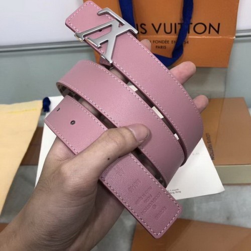Super Perfect Quality LV Belts(100% Genuine Leather Steel Buckle)-3502