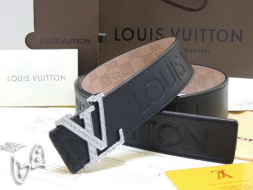 Super Perfect Quality LV Belts(100% Genuine Leather Steel Buckle)-4222
