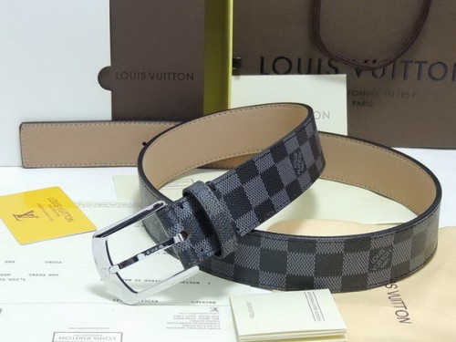 Super Perfect Quality LV Belts(100% Genuine Leather Steel Buckle)-4189