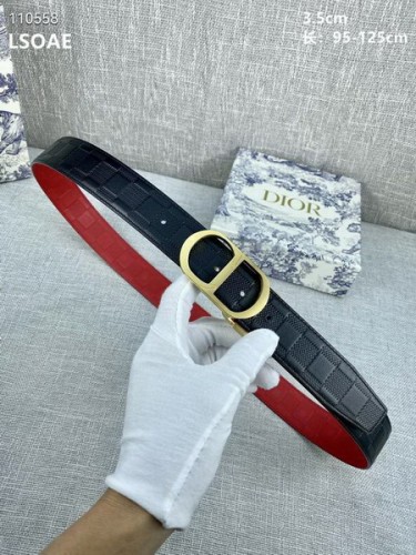 Super Perfect Quality Dior Belts(100% Genuine Leather,steel Buckle)-1090