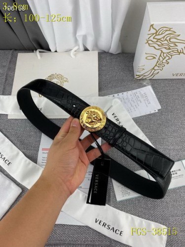 Super Perfect Quality Versace Belts(100% Genuine Leather,Steel Buckle)-1541