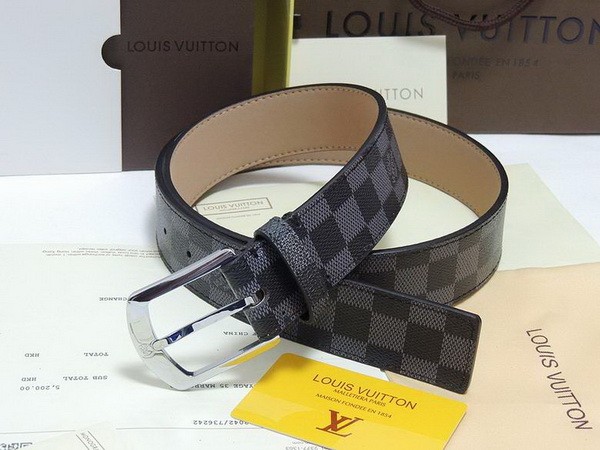 Super Perfect Quality LV Belts(100% Genuine Leather Steel Buckle)-4190