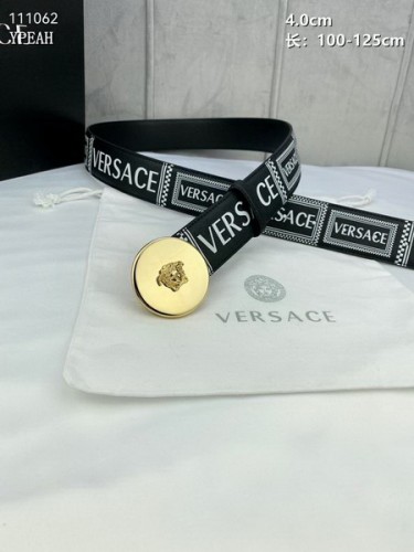 Super Perfect Quality Versace Belts(100% Genuine Leather,Steel Buckle)-809