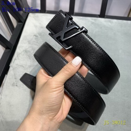 Super Perfect Quality LV Belts(100% Genuine Leather Steel Buckle)-3638