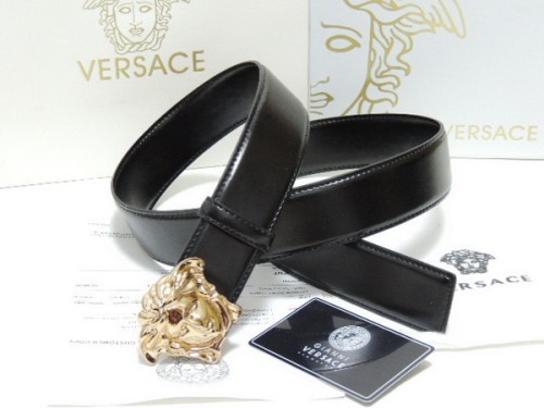 Super Perfect Quality Versace Belts(100% Genuine Leather,Steel Buckle)-865