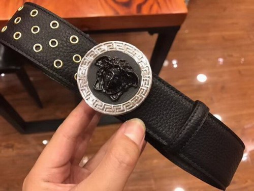 Super Perfect Quality Versace Belts(100% Genuine Leather,Steel Buckle)-1000