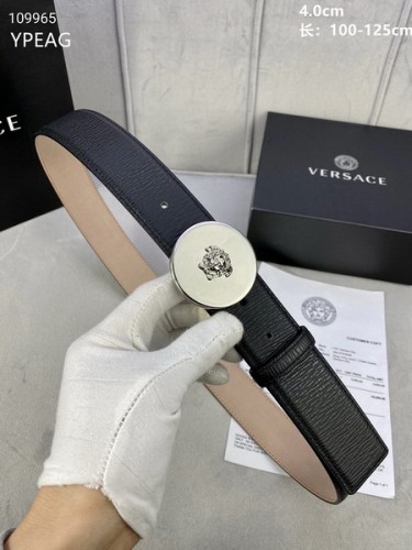 Super Perfect Quality Versace Belts(100% Genuine Leather,Steel Buckle)-916