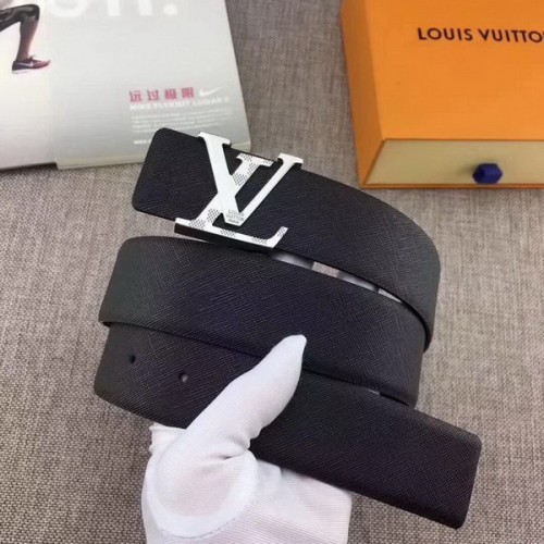 Super Perfect Quality LV Belts(100% Genuine Leather Steel Buckle)-3968