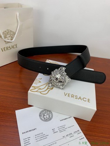 Super Perfect Quality Versace Belts(100% Genuine Leather,Steel Buckle)-1343