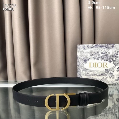 Super Perfect Quality Dior Belts(100% Genuine Leather,steel Buckle)-984
