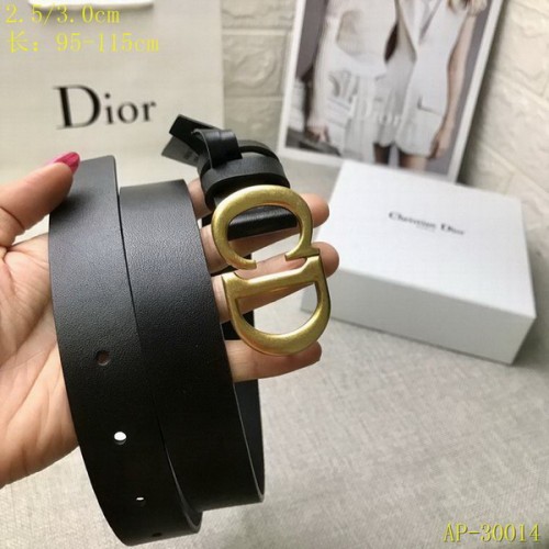 Super Perfect Quality Dior Belts(100% Genuine Leather,steel Buckle)-743