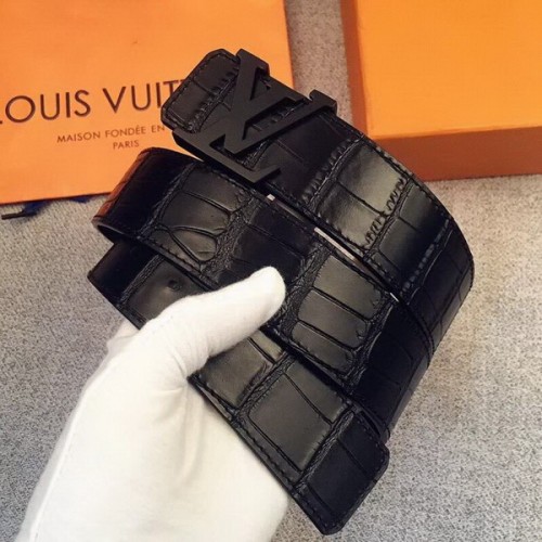 Super Perfect Quality LV Belts(100% Genuine Leather Steel Buckle)-3764