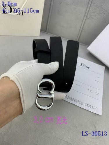 Super Perfect Quality Dior Belts(100% Genuine Leather,steel Buckle)-957