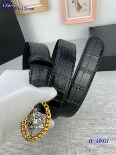Super Perfect Quality Versace Belts(100% Genuine Leather,Steel Buckle)-1037