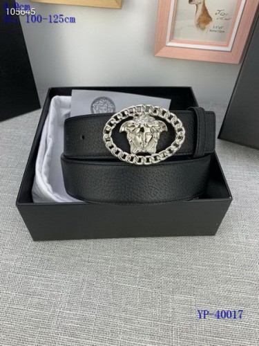Super Perfect Quality Versace Belts(100% Genuine Leather,Steel Buckle)-1039