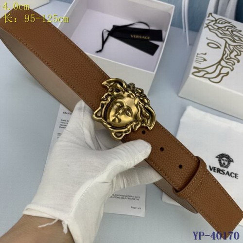Super Perfect Quality Versace Belts(100% Genuine Leather,Steel Buckle)-1393