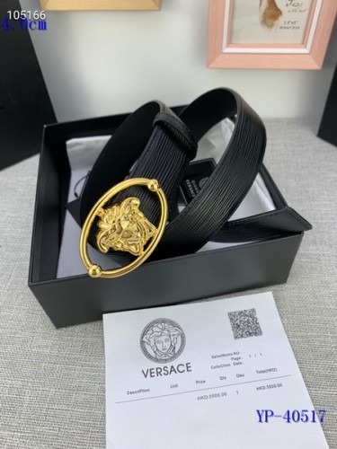 Super Perfect Quality Versace Belts(100% Genuine Leather,Steel Buckle)-1040