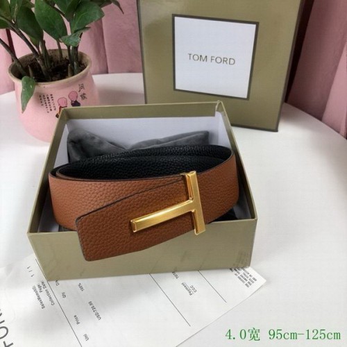 Super Perfect Quality Tom Ford Belts(100% Genuine Leather,Reversible Steel Buckle)-045