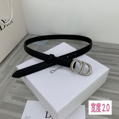 Super Perfect Quality Dior Belts(100% Genuine Leather,steel Buckle)-713