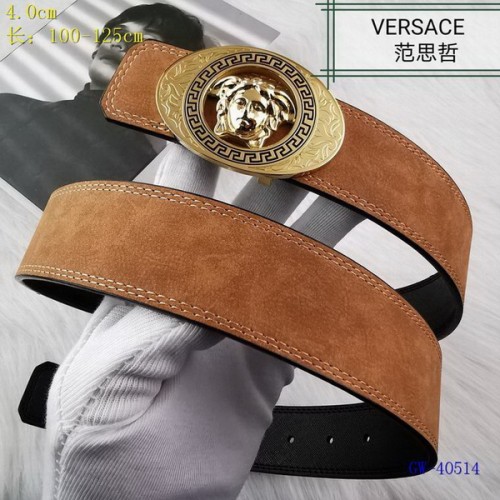 Super Perfect Quality Versace Belts(100% Genuine Leather,Steel Buckle)-1517