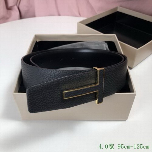 Super Perfect Quality Tom Ford Belts(100% Genuine Leather,Reversible Steel Buckle)-035