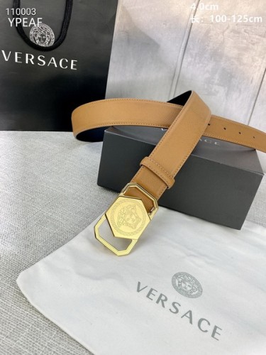 Super Perfect Quality Versace Belts(100% Genuine Leather,Steel Buckle)-932